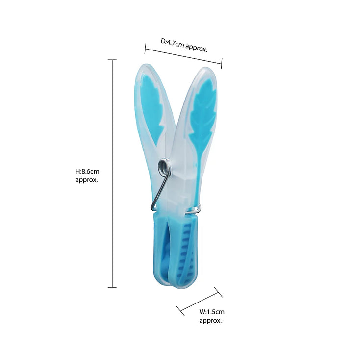 JVL Prism Soft Touch Leaf Design Pegs Pack of 20