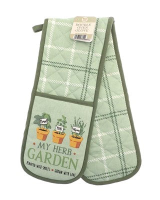 My Herb Garden Design Double Oven Gloves