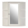 Maison by Premier Portland Seven Shelf Mirrored Door Bathroom Cabinet