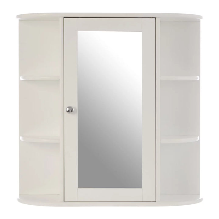 Maison by Premier Portland Seven Shelf Mirrored Door Bathroom Cabinet