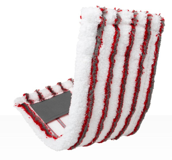 Wham Klean Microfibre Floor Mop Head Refill Red/Grey