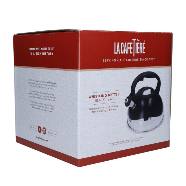 La Cafetière Induction-Safe Enamel Stovetop Kettle