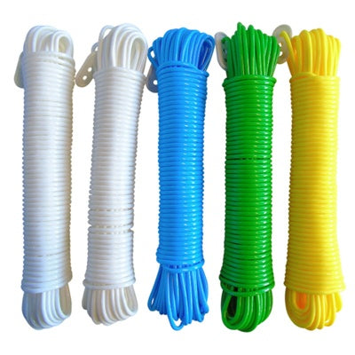 25m Plastic Covered Clothes Line With Synthetic Core
