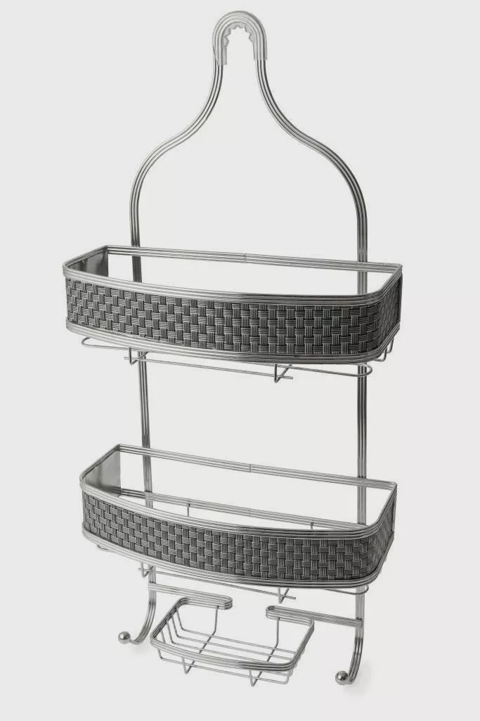 Pisces 3-Tier Kitchen or Shower Caddy Chrome