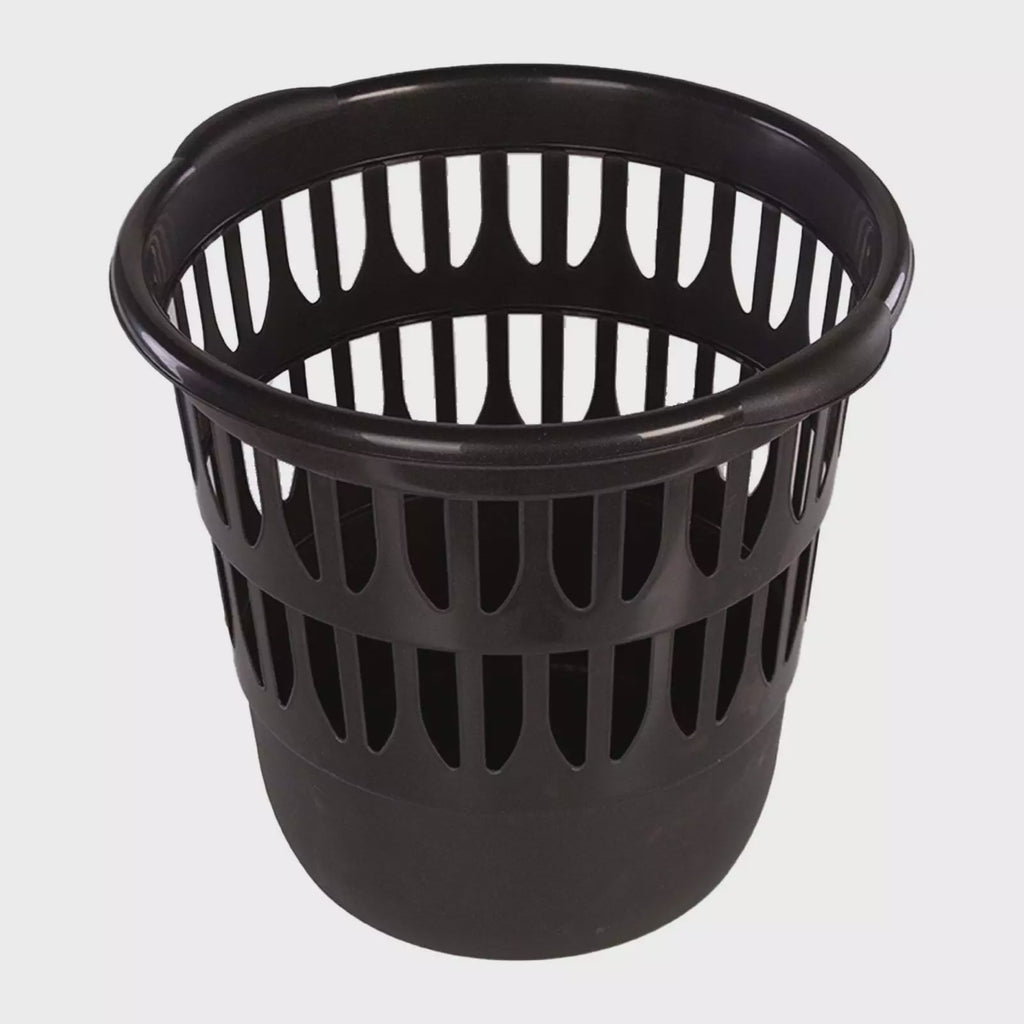 Thumbs Up Round Waste Bin Black