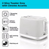 Black & Decker 2 Slice Toaster Grey BXTO20078GB BXTO20078GB