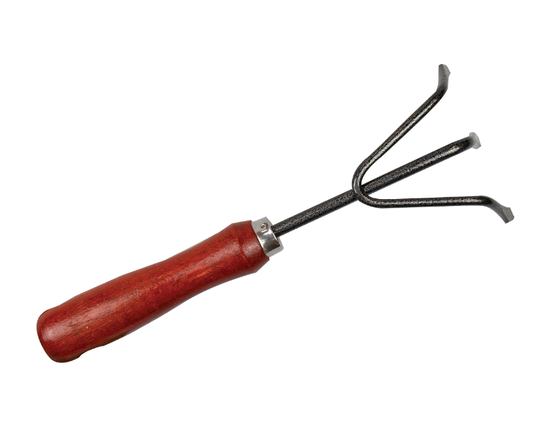 Rowan Garden Hand Cultivator Wood Handle