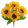 36cM sunflower Bush Yellow