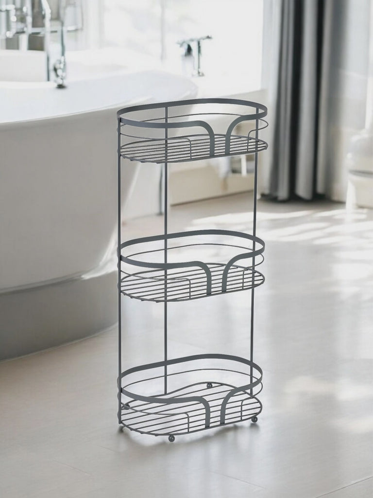 Showerdrape Dante Floor Caddy Grey
