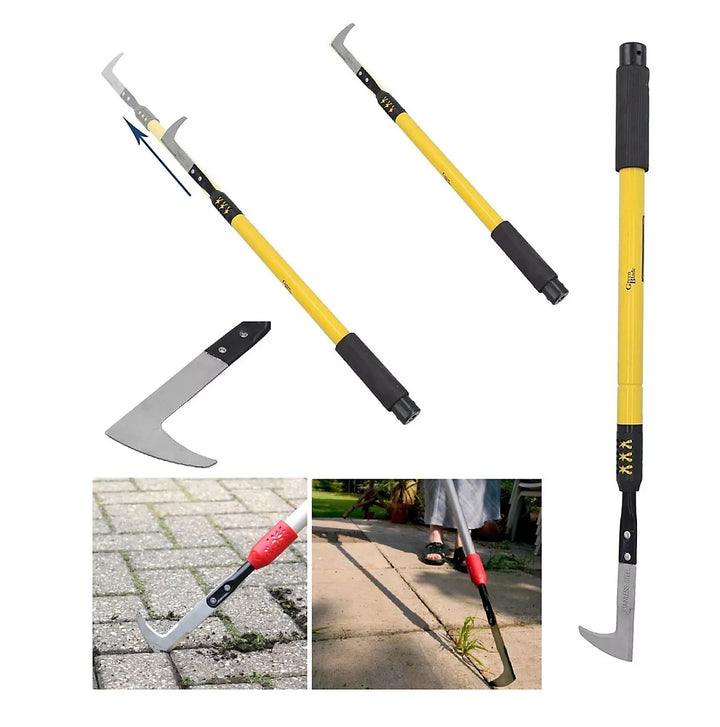 Green Blade Telescopic Extending Patio Groove Weed Remover