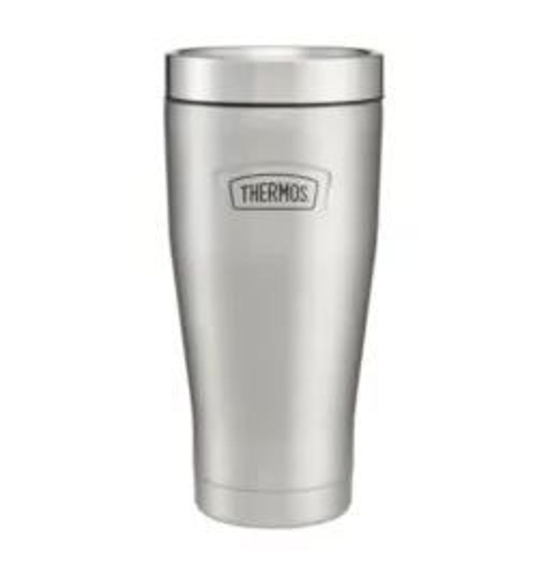 THERMOS ICON Series Stainless Steel Tumbler Matte Stainless Steel16 oz