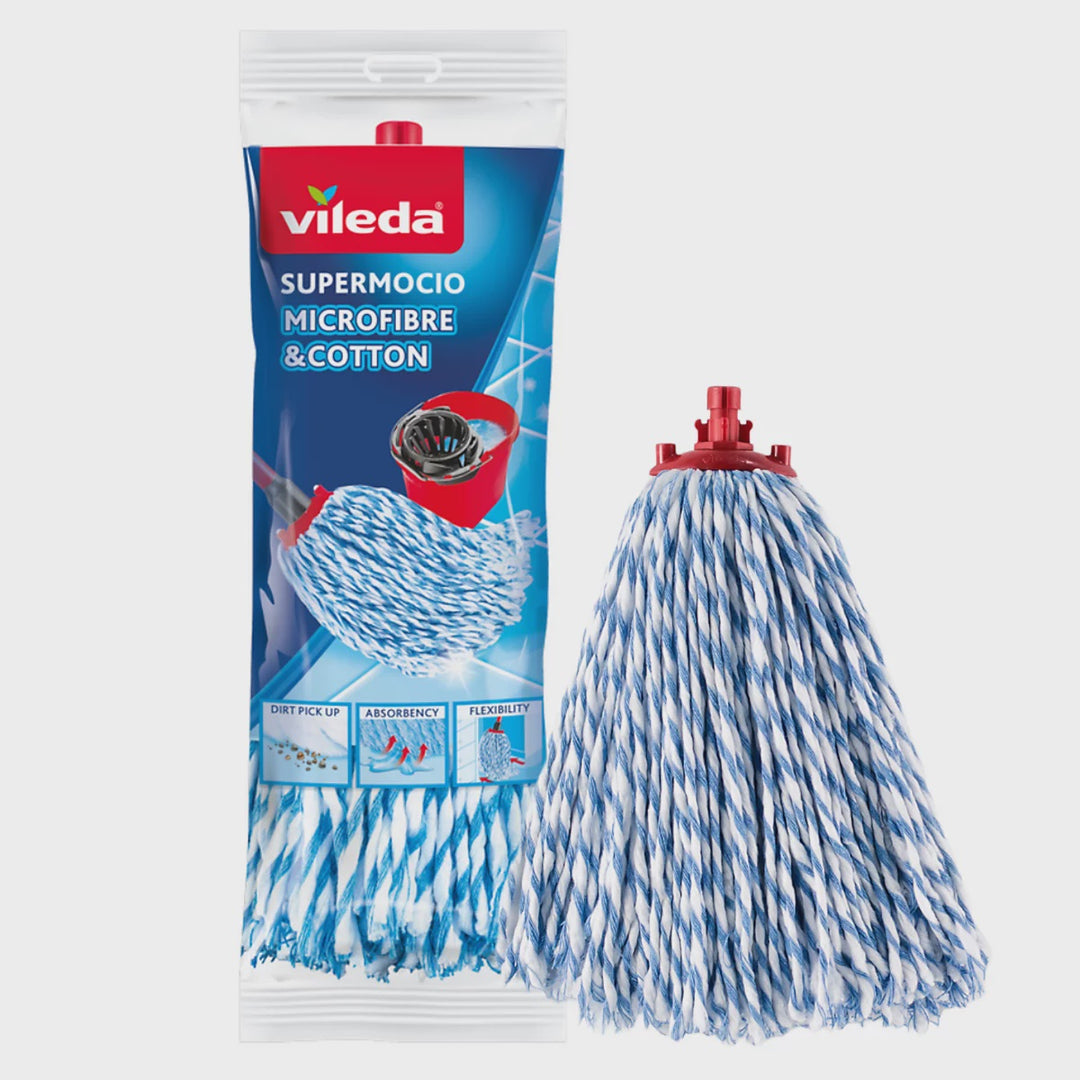 Vileda SuperMocio White Mop Head Refill