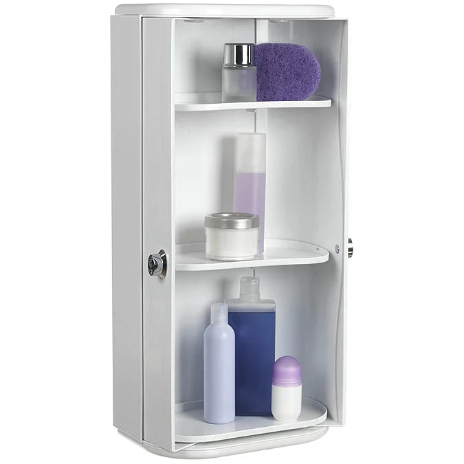 Croydex Double Door Plastic Cabinet - WC262122