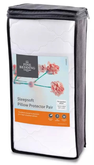 SLEEP SOFT TWIN PACK PILLOW PROTECTOR