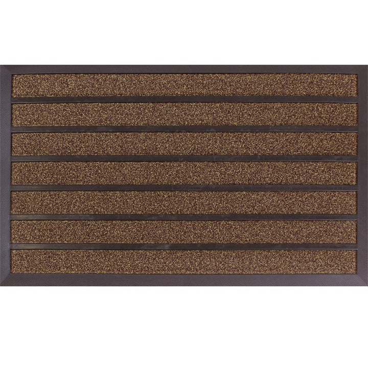 Dirt Stopper Pro Scraper Doormat 45x75cm Brown