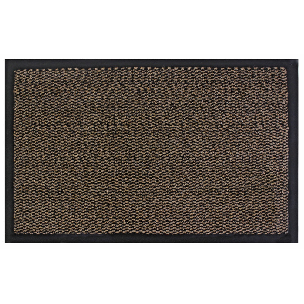 JVL Commodore Indoor Barrier Mat Brown & Black 120 X 240cm