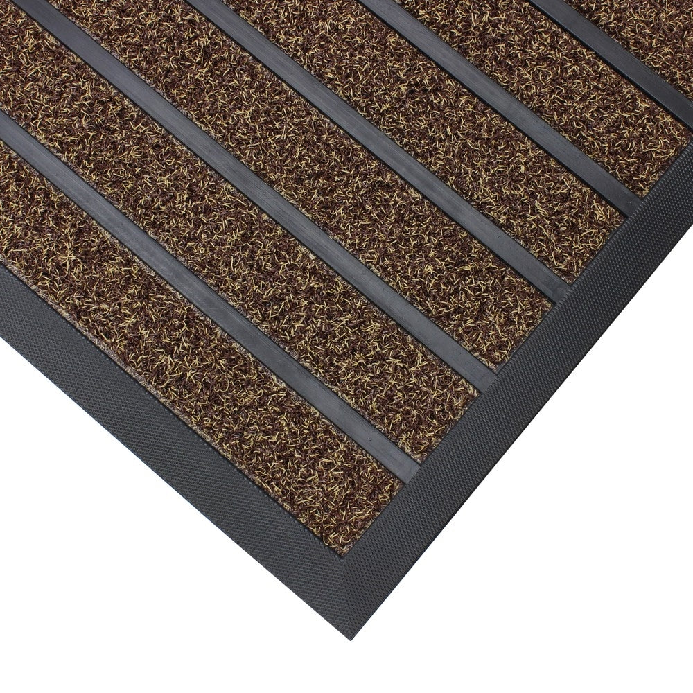 Dirt Stopper Pro Scraper Doormat 45x75cm Brown