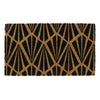 JVL Art Deco Latex Coir Doormat 40x70cm