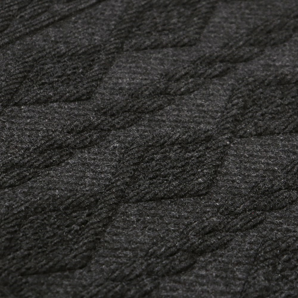 Knit Scraper Doormat Charcoal 40x60cm