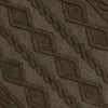 Knit Scraper Doormat Brown 40x60cm