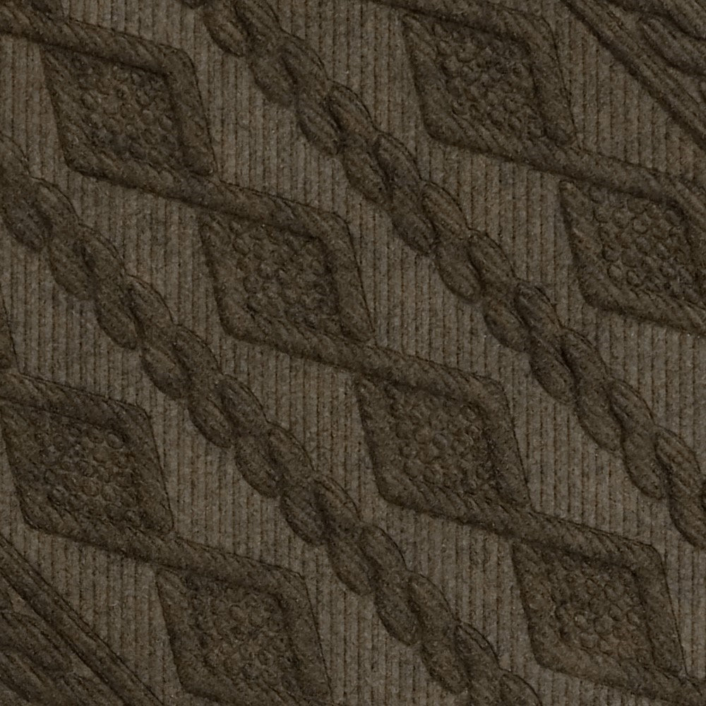 Knit Scraper Doormat Brown 40x60cm