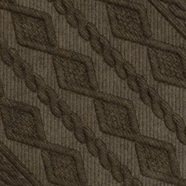Knit Scraper Doormat Brown 40x60cm