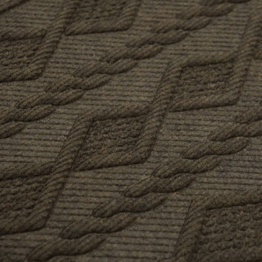 Knit Scraper Doormat Brown 40x60cm