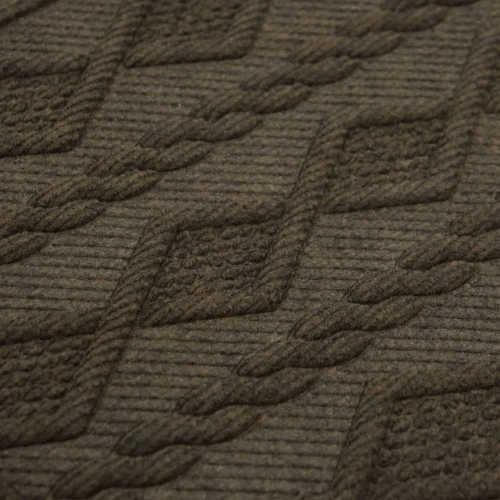 Knit Scraper Doormat Brown 40x60cm