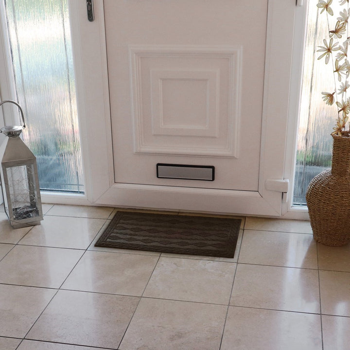 Knit Scraper Doormat Brown 40x60cm