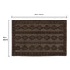 Knit Scraper Doormat Brown 40x60cm