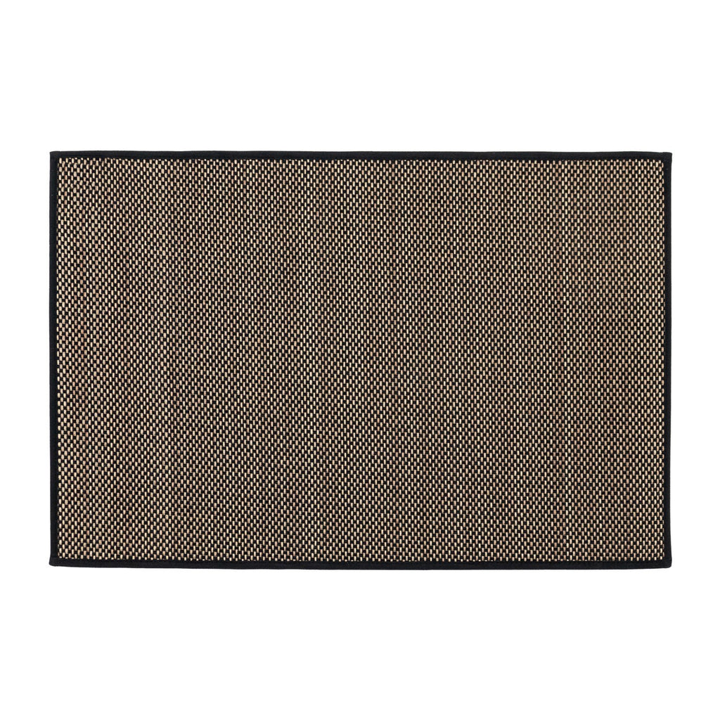 Antarra Machine Washable Doormat, 50x75cm - Black/Brown