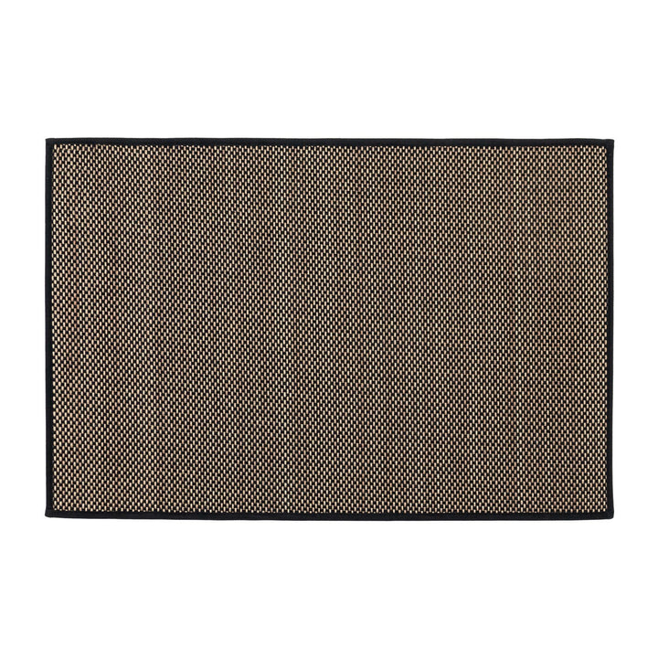 Antarra Machine Washable Doormat, 50x75cm - Black/Brown