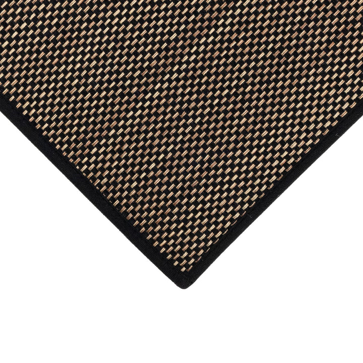 Antarra Machine Washable Doormat, 50x75cm - Black/Brown