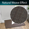 Antarra Machine Washable Doormat, 50x75cm - Black/Brown