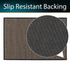 Antarra Machine Washable Doormat, 50x75cm - Black/Brown