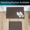 Antarra Machine Washable Doormat, 50x75cm - Black/Brown