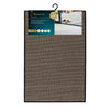 Antarra Machine Washable Doormat, 50x75cm - Black/Brown