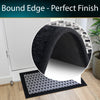Allure Machine Washable Doormat, 50x75cm - Black