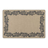 Elegance Machine Washable Doormat, 50x75cm - Scroll Border