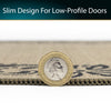 Elegance Machine Washable Doormat, 50x75cm - Scroll Border