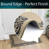 Elegance Machine Washable Doormat, 50x75cm - Scroll Border