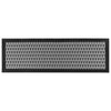 Allure Machine Washable Runner, 50x150cm - Black