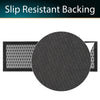 Allure Machine Washable Runner, 50x150cm - Black