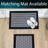 Allure Machine Washable Runner, 50x150cm - Black