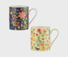 Wild Flower Fine China Assorted Mugs 400ml