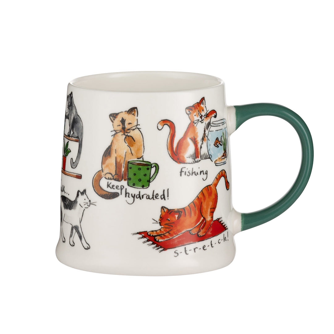 Price &amp; Kensington Wellness Cats Mug 380ml