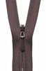 Concealed Zip: 41cm: Brown