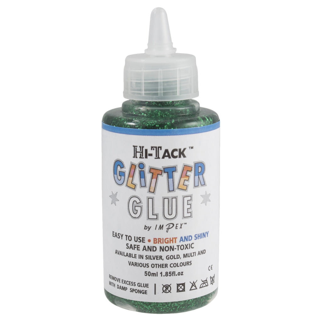 Adhesive: Hi-Tack Glitter Glue: Green: 50ml