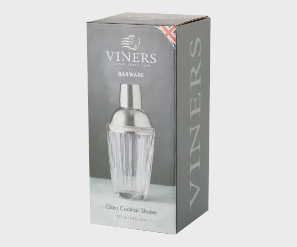 Barware 280ml Glass Cocktail Shaker Giftbox