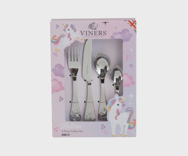 Believe 4pc Kids Cutlery Set